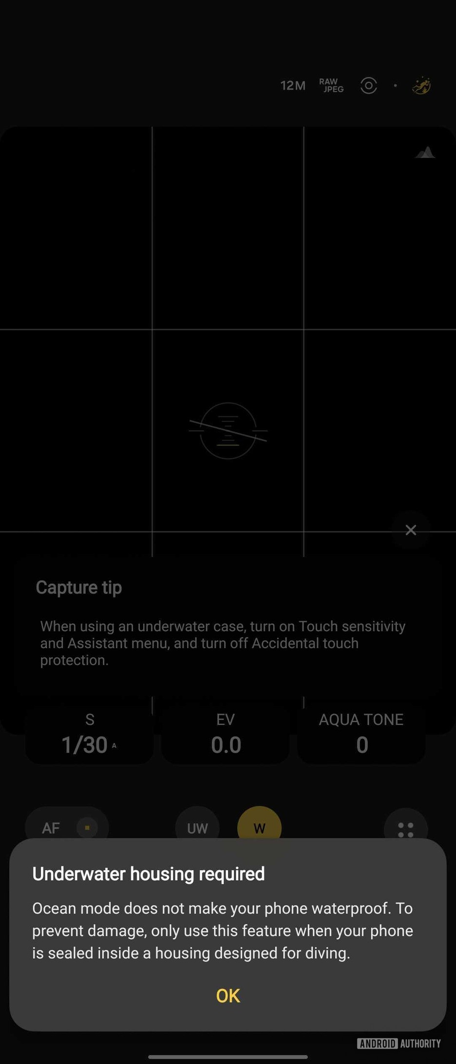 Expert RAW Ocean Mode 2