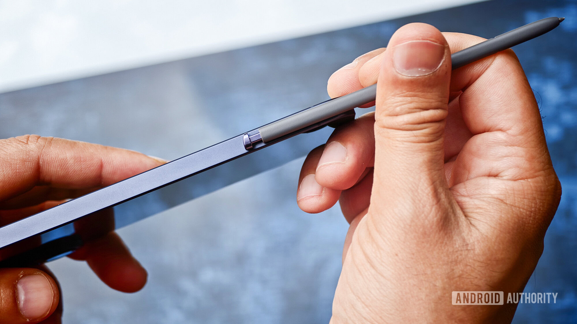 Galaxy A57 thickness S Pen compared