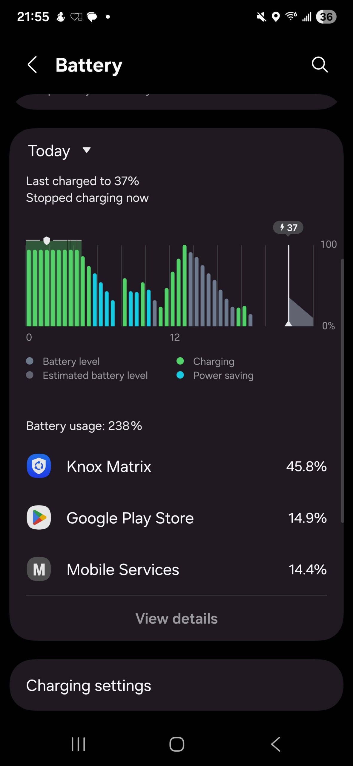 Galaxy S24 battery drain