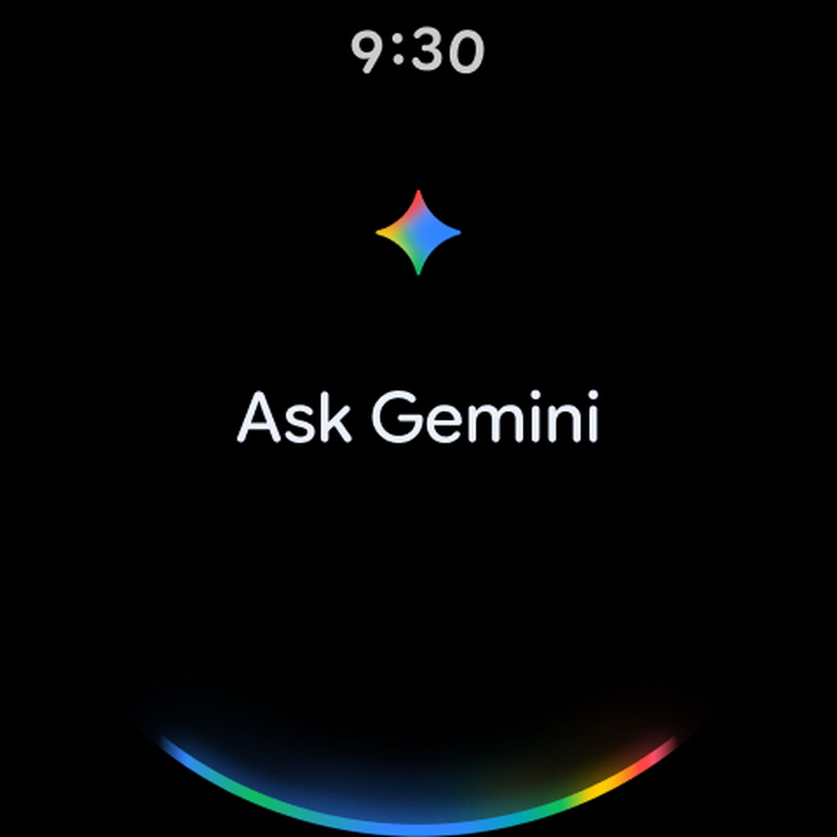 Gemini Wear OS app Current glow animation (2)