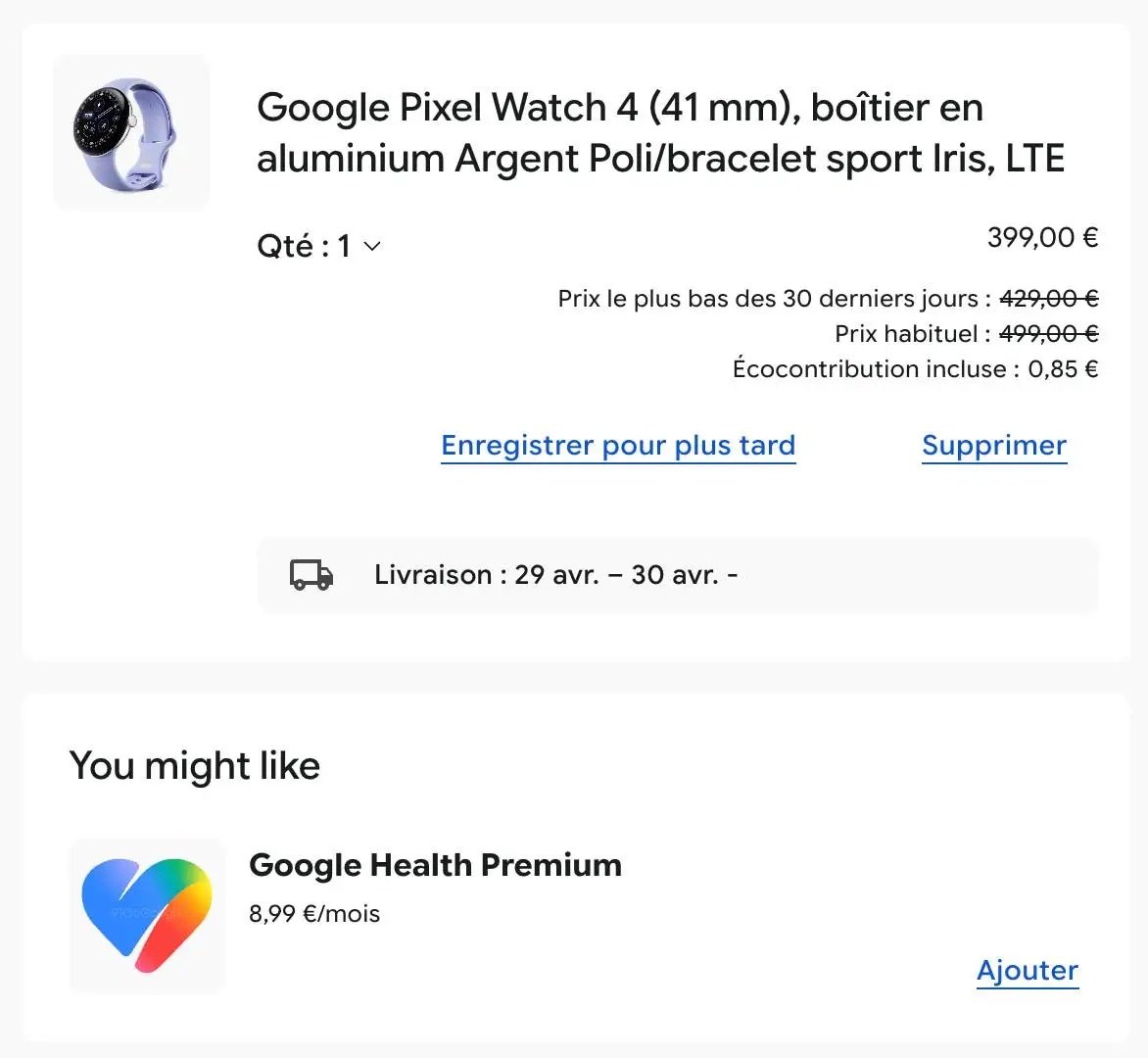 Google Health Premium Pixel Watch Store 1