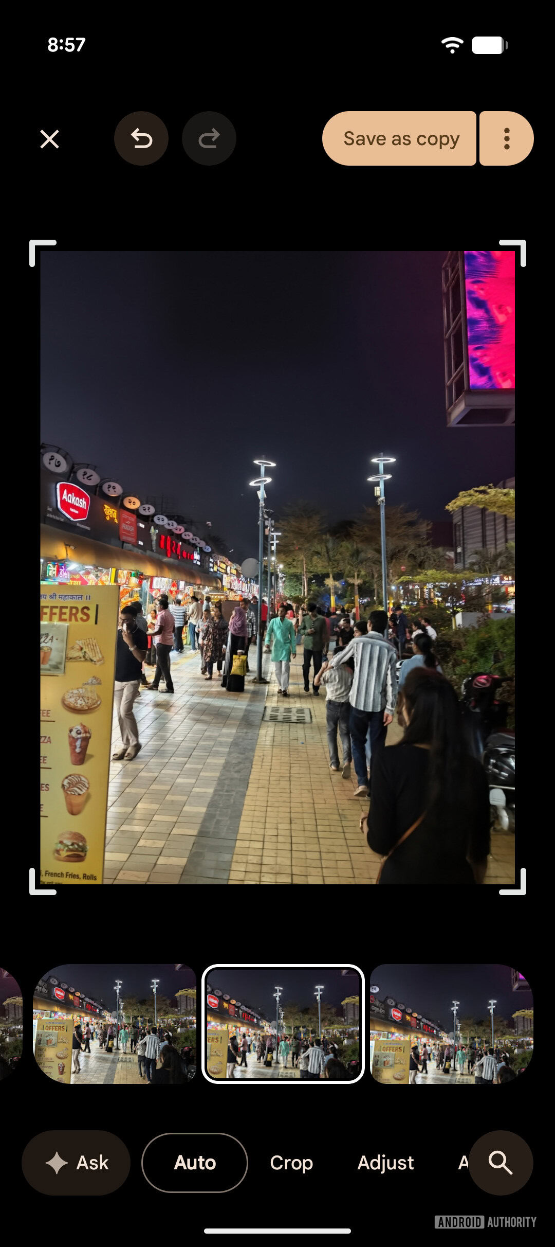 Google Photos AI Enhance