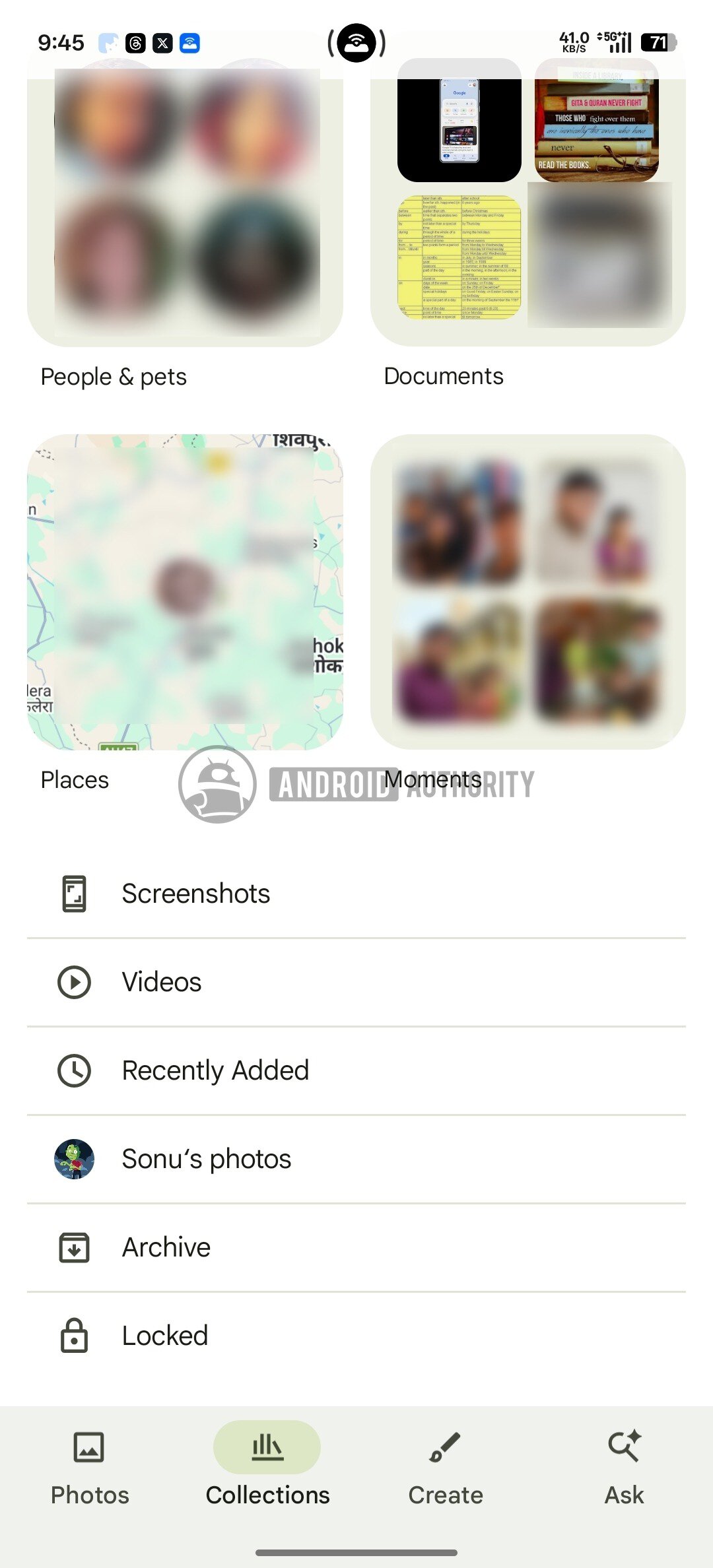 Google Photos Collections Tab Current UI 2 watermarked