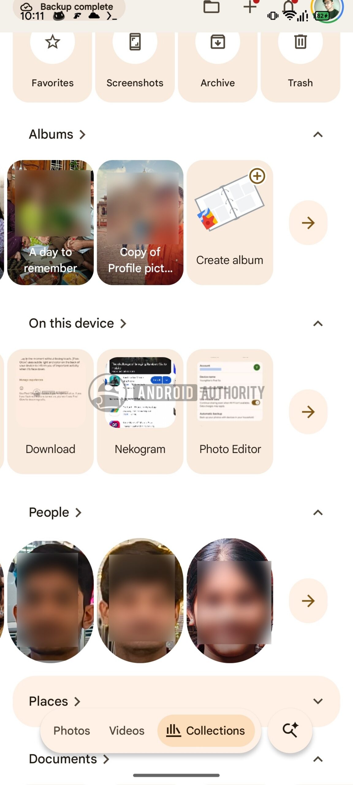Google Photos Collections Tab Upcoming UI 2 watermarked