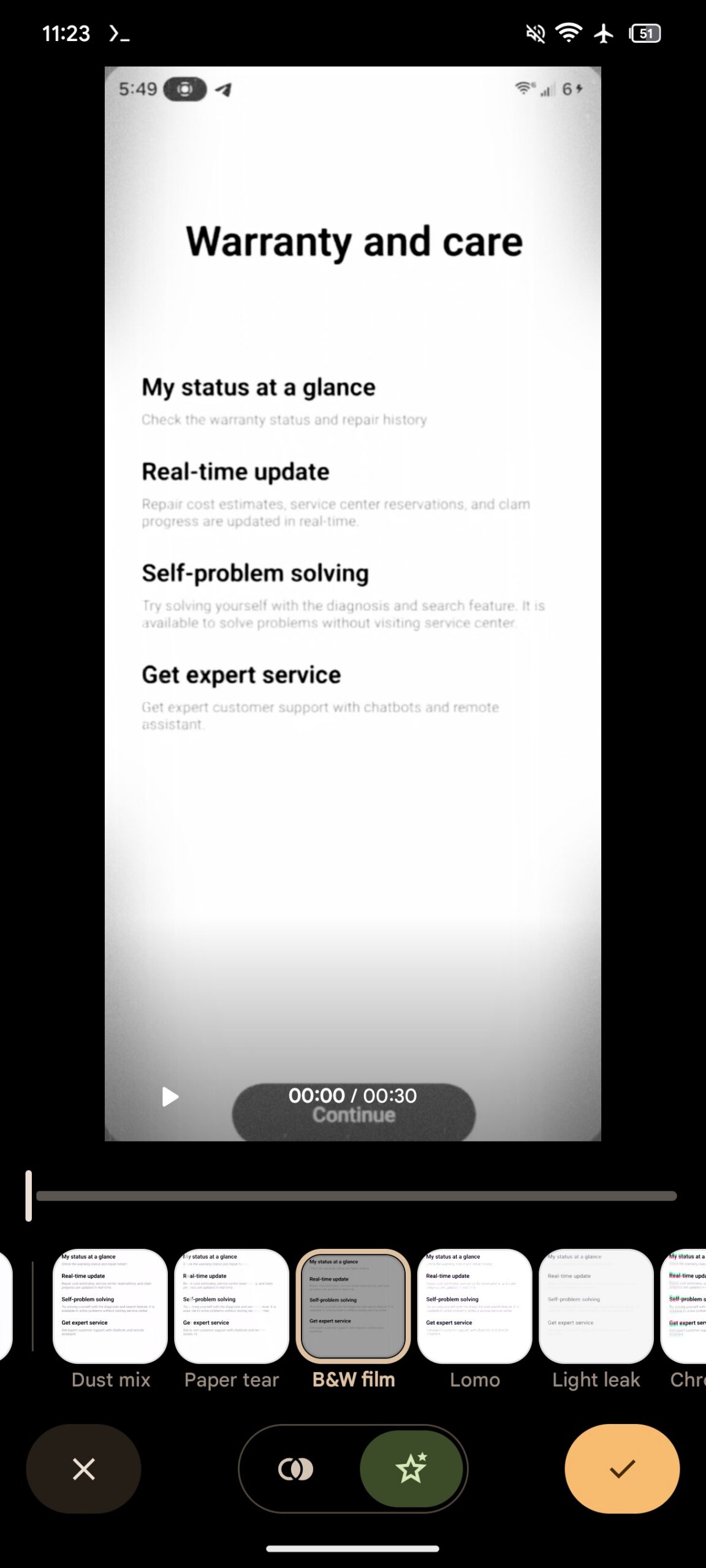 Google Photos Video Editor Effects Back 2