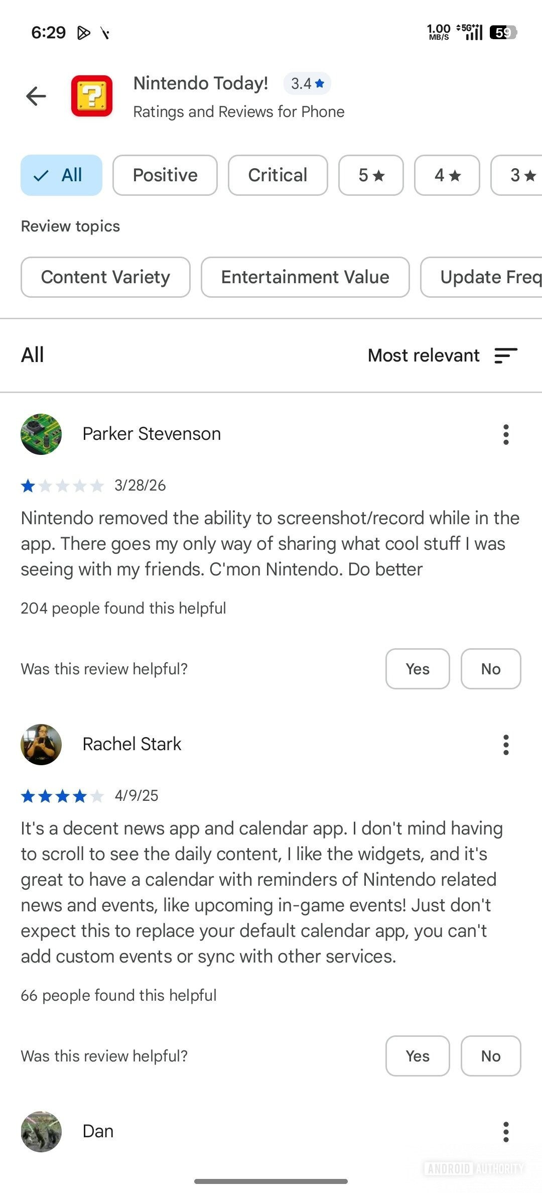 Google Play Store App Reviews with Old Filter