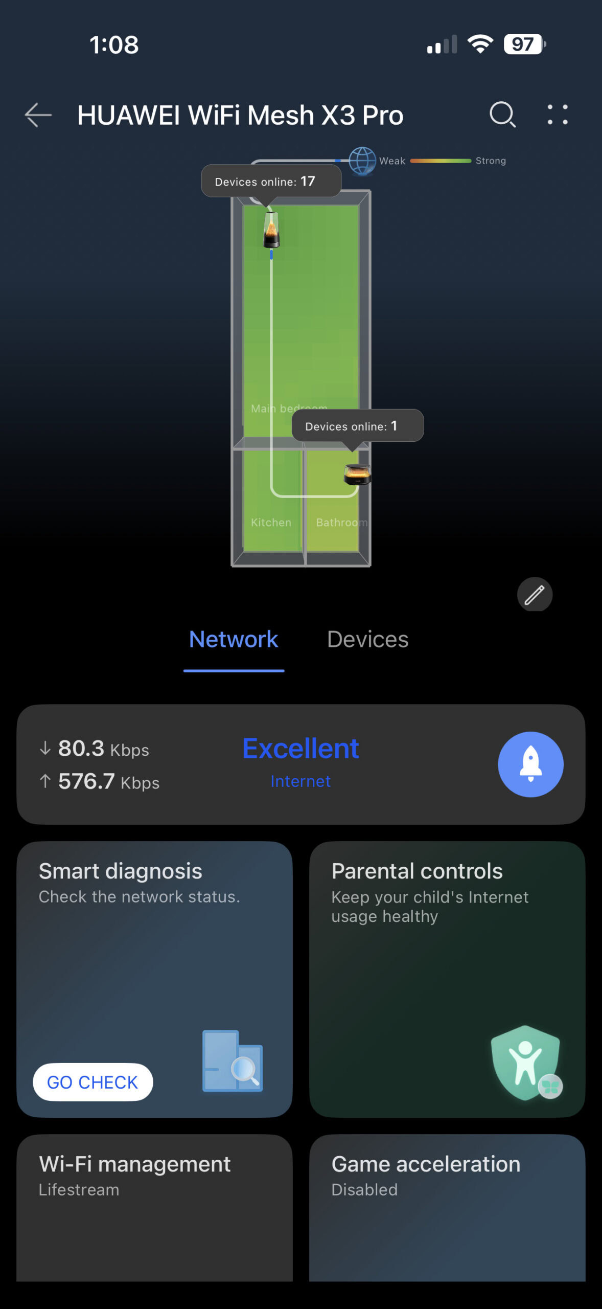HUAWEI Wi Fi Mesh X3 Pro app screenshots 1