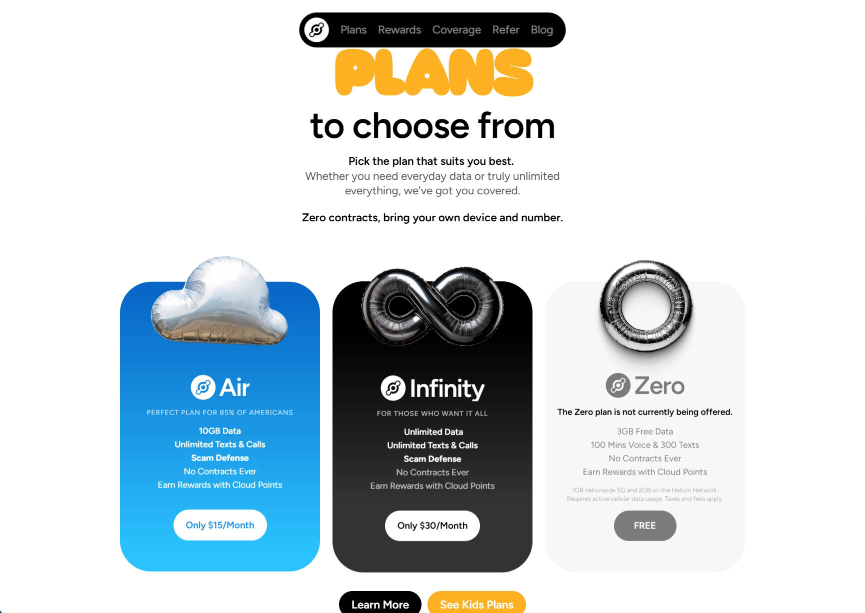 Helium Mobile Zero Plan being discontinued