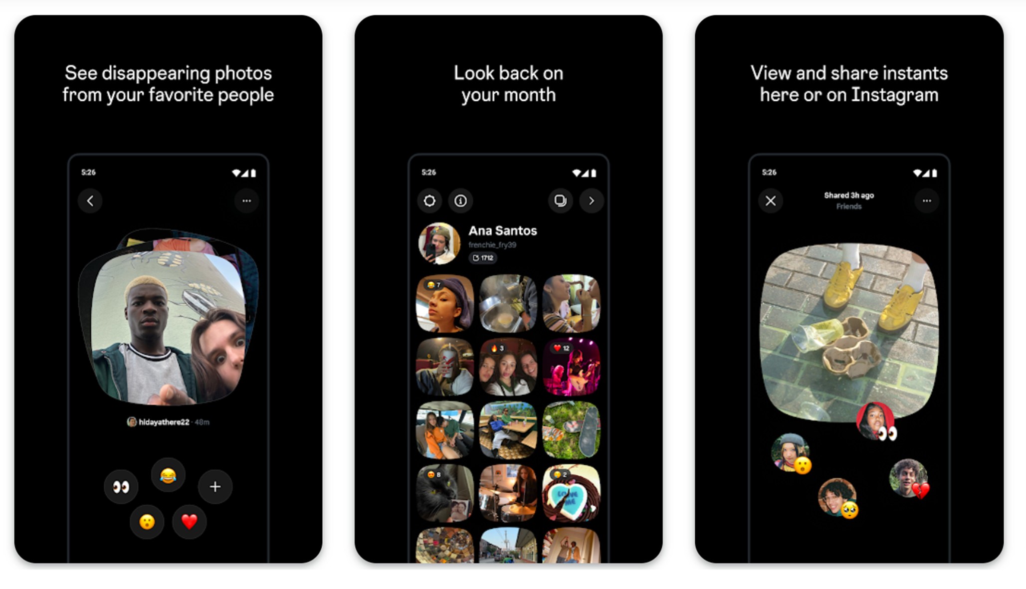 Instagram Instants app Play Store