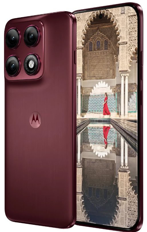 Moto Edge 70 Pro Maroon color leak