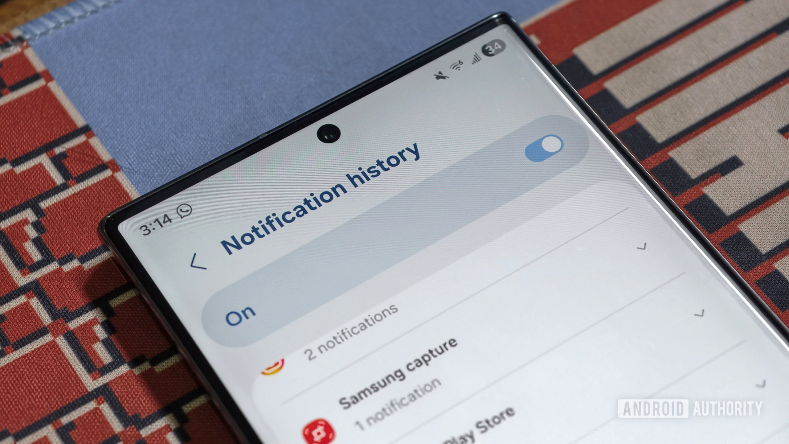 Notification History on Galaxy S23 Ultra Notification History on Galaxy S23 Ultra
