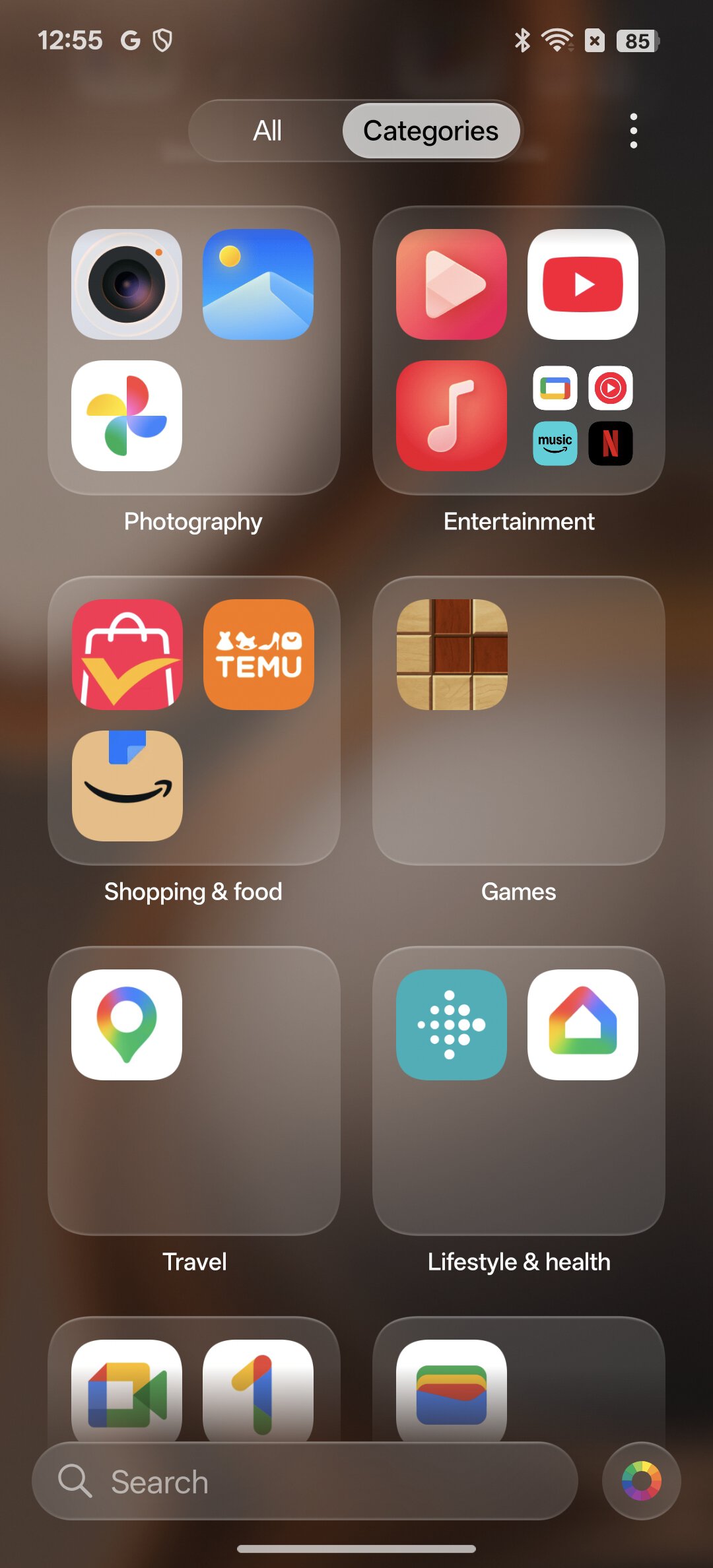OPPO Find X9 Ultra App Categories