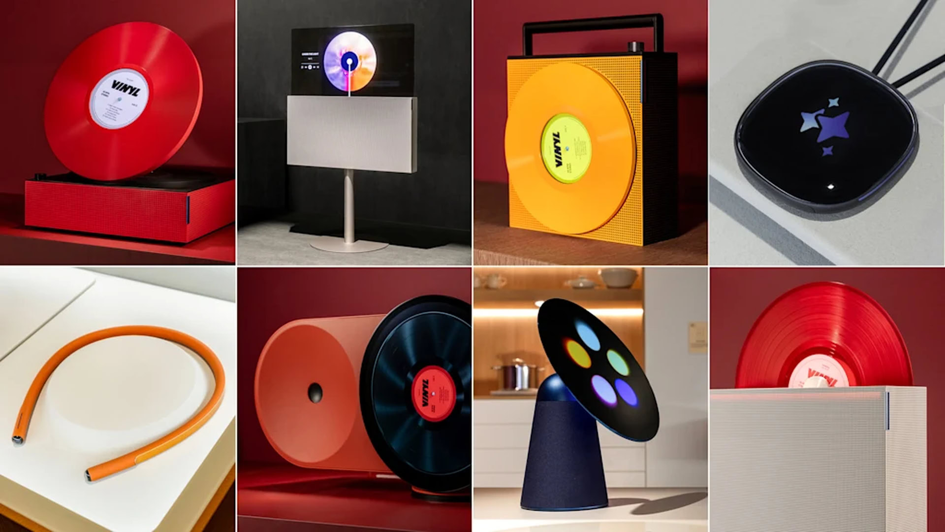 Samsung Concept products from Milan Design Week 2026 Project Luna, vinyl AI speaker