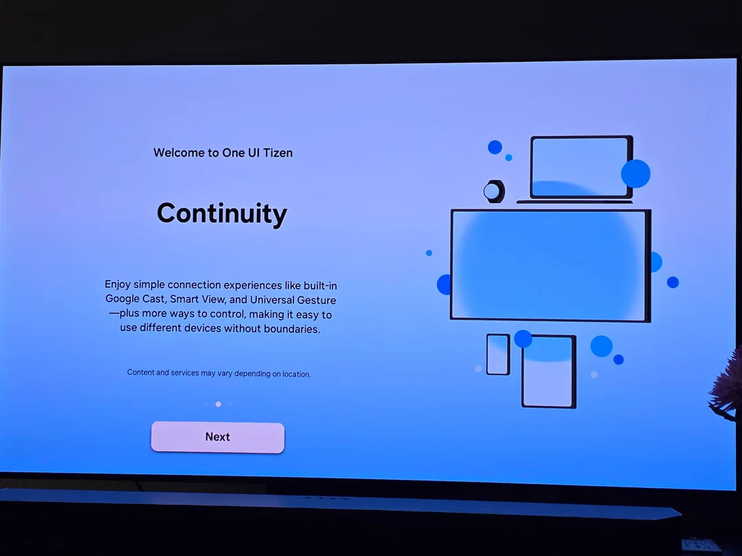Samsung S90D Oled Google Cast support 1