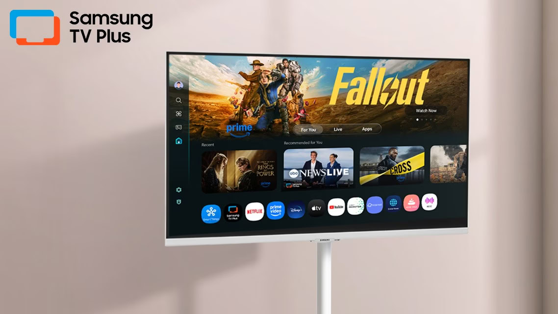 Samsung TV Plus on Samsung Movingstyle M7