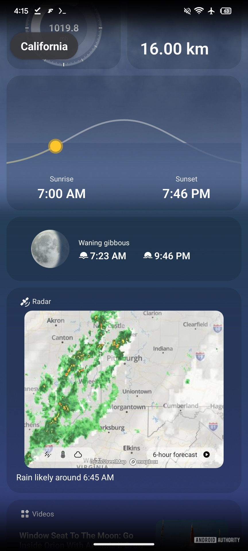 Samsung Weather Moon and Radar New UI (2)