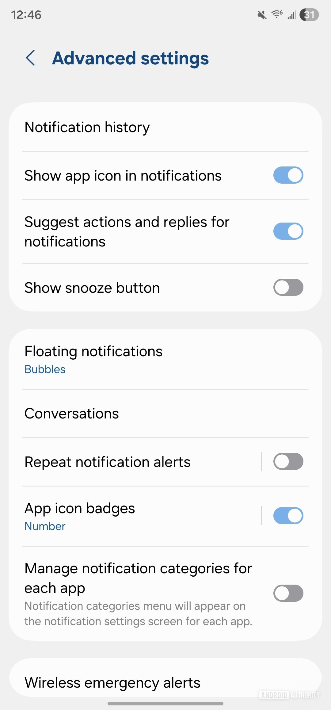 Samsung notification history 1