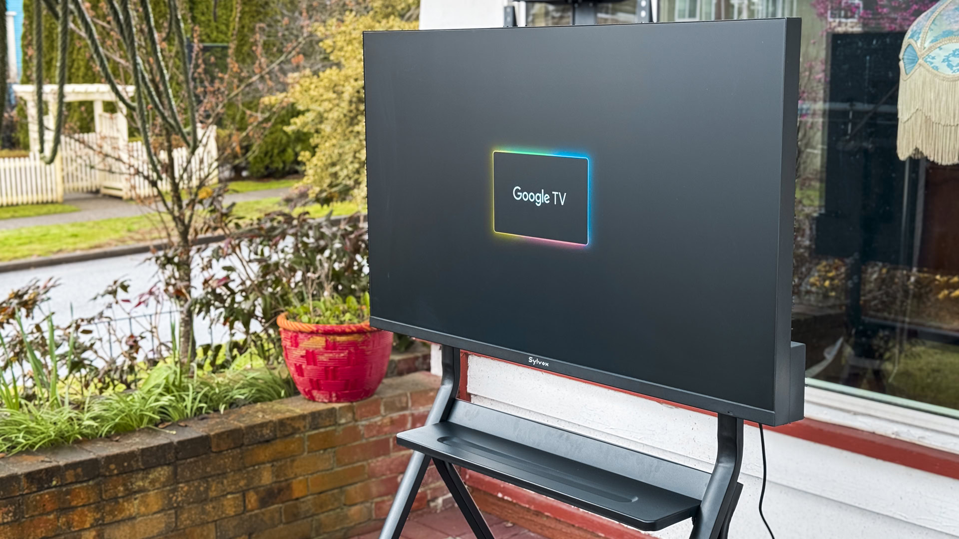 Slvox 55 Outdoor TV Frameless Pro with Google TV OS Screen