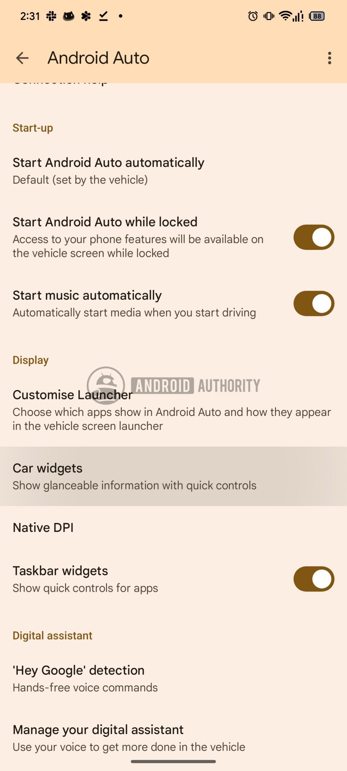 android auto new car widget ui 1 watermarked