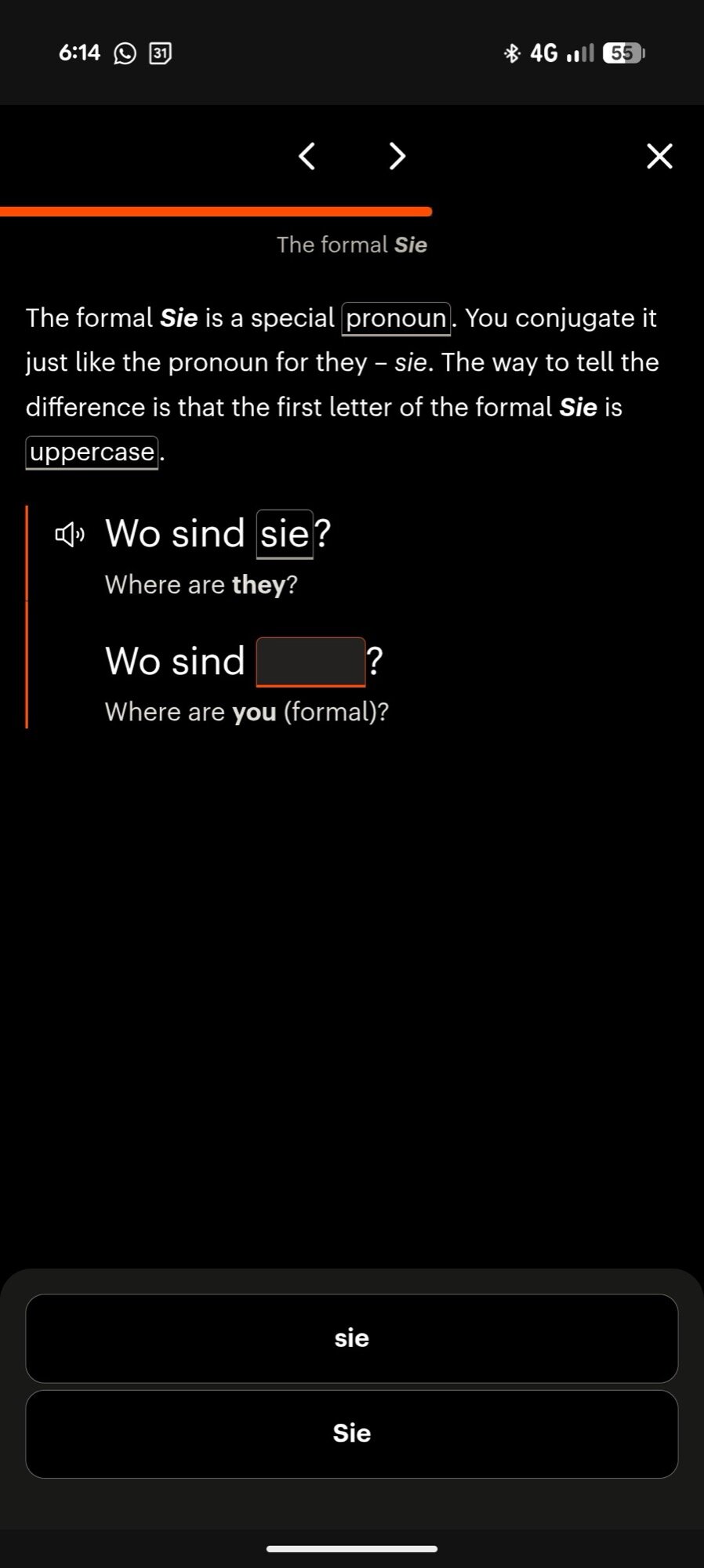 babbel language learning screenshot german 3