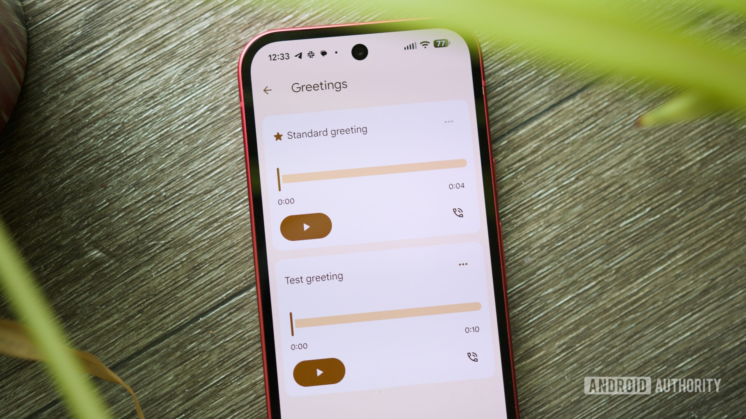 google phone take a message custom greeting hero 1 Page showing custom greetings for Take a Message.