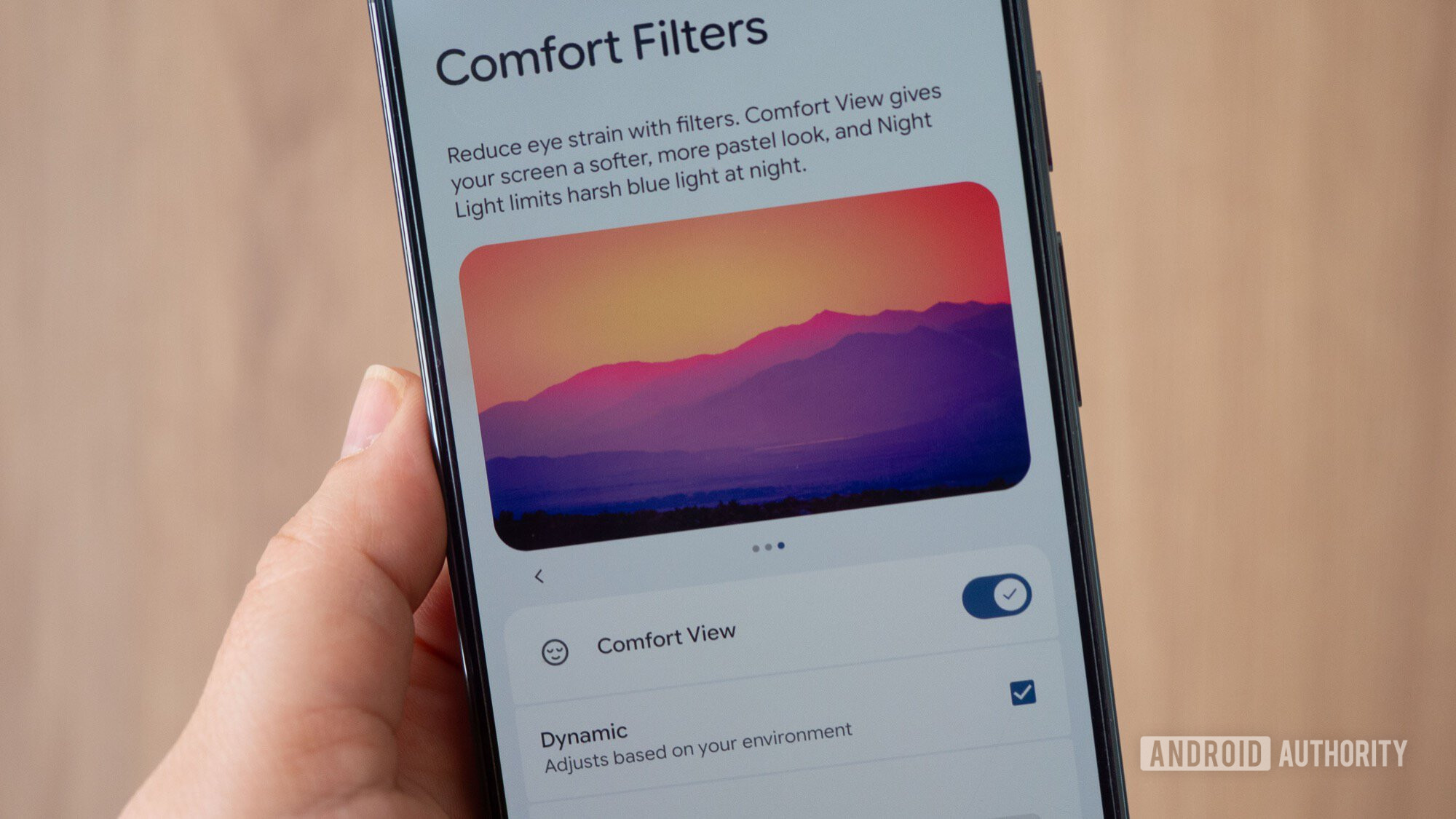 google pixel 10 pro xl comfort display filter on 1