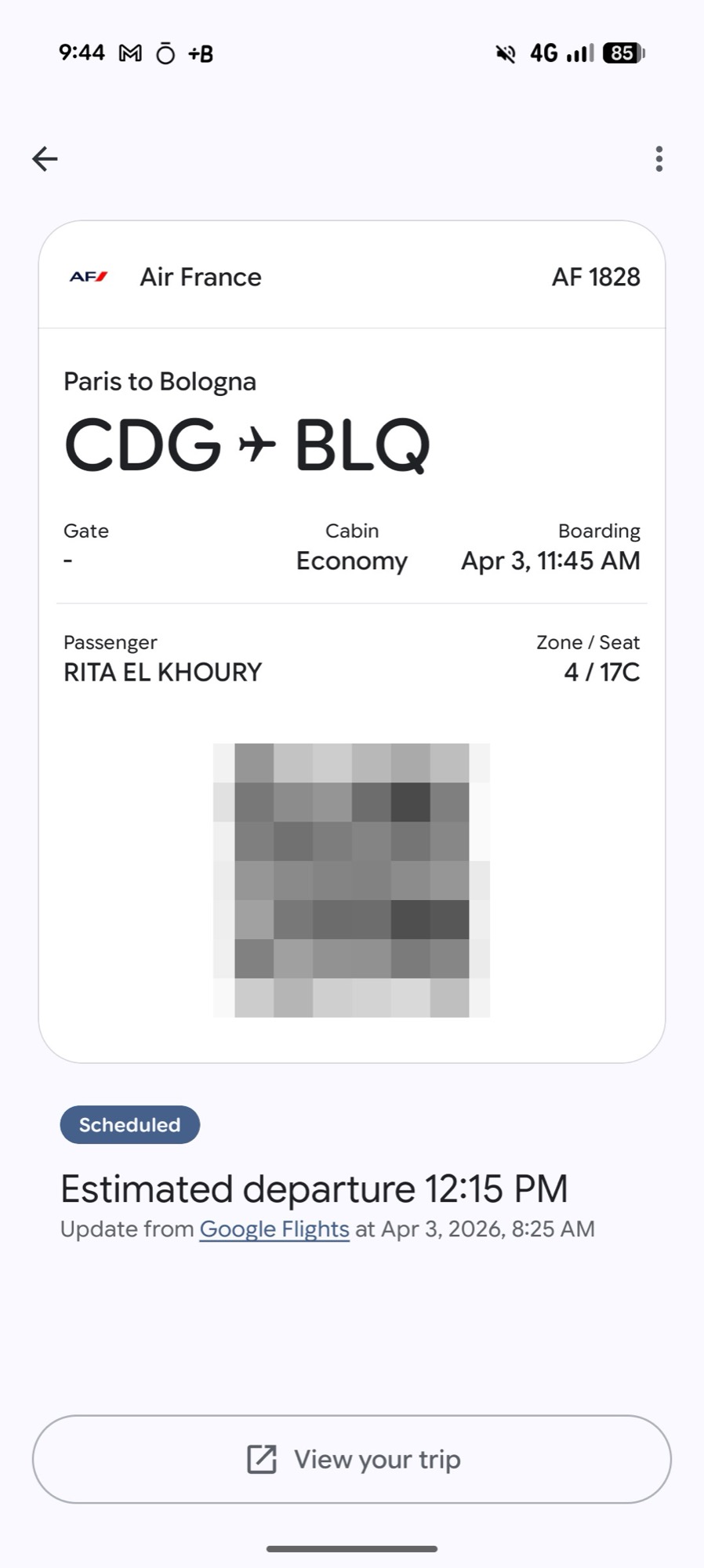 google wallet flight travel card 1