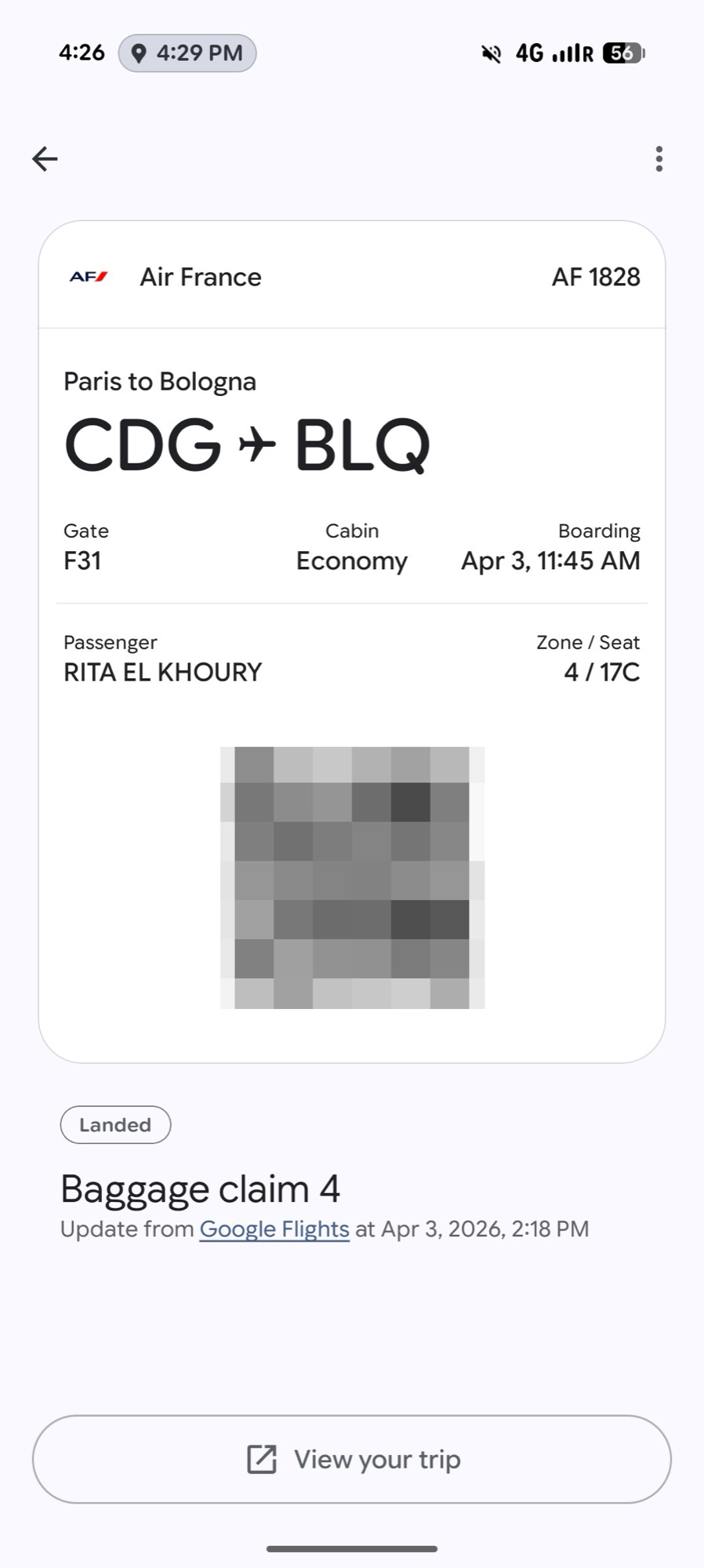 google wallet flight travel card 3