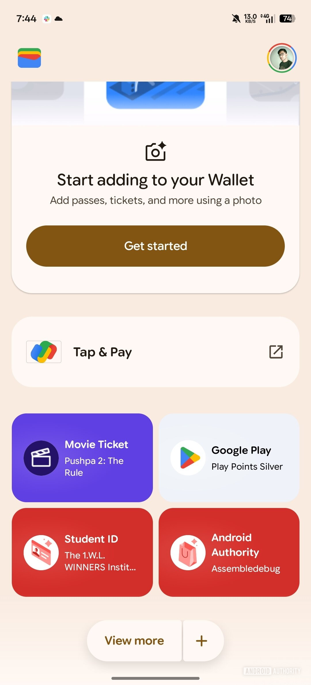 google wallet redesign home