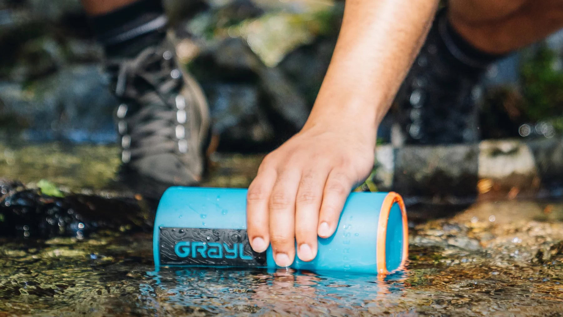 grayl water purifier bottle
