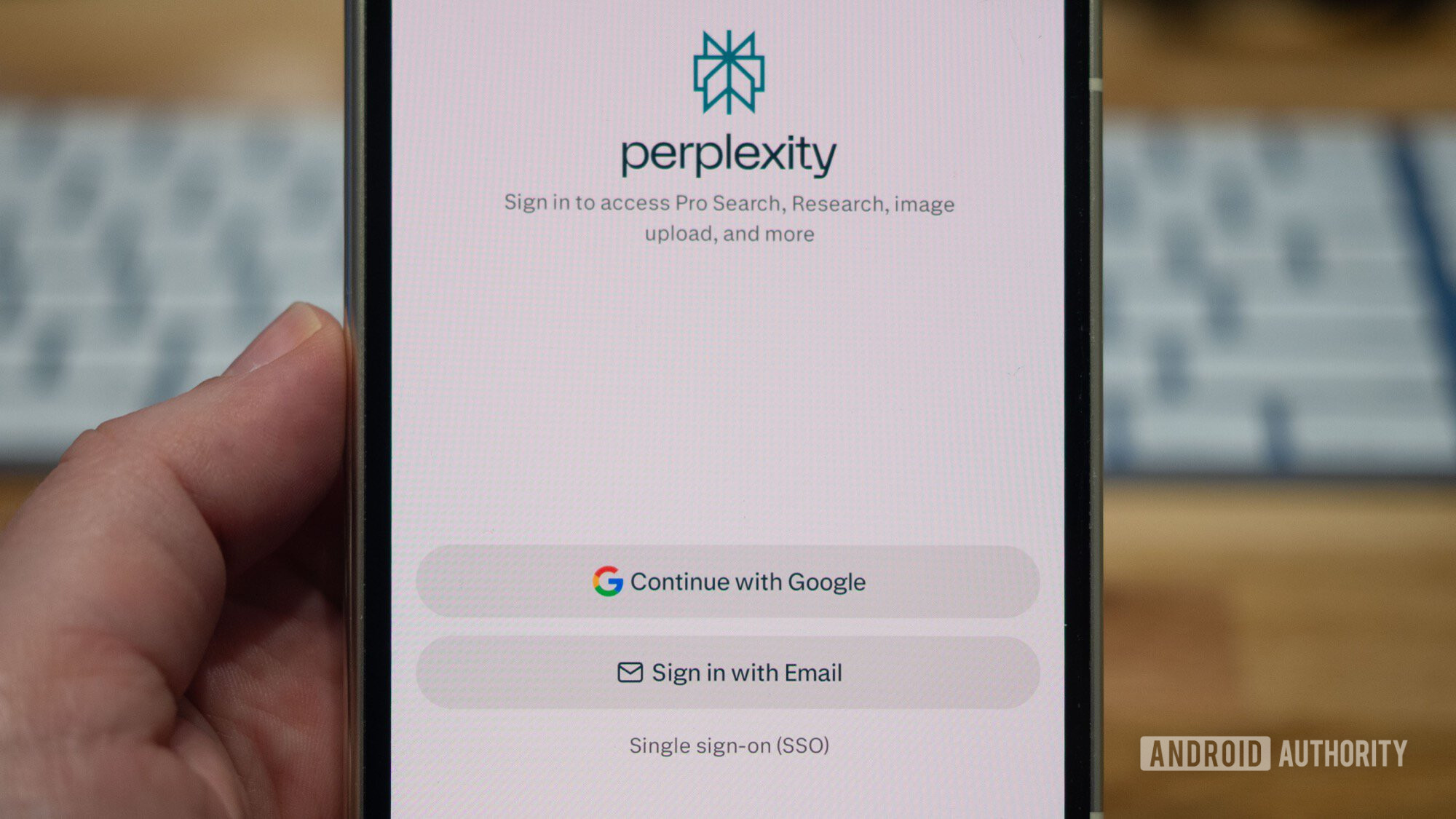 perplexity sign in with google
