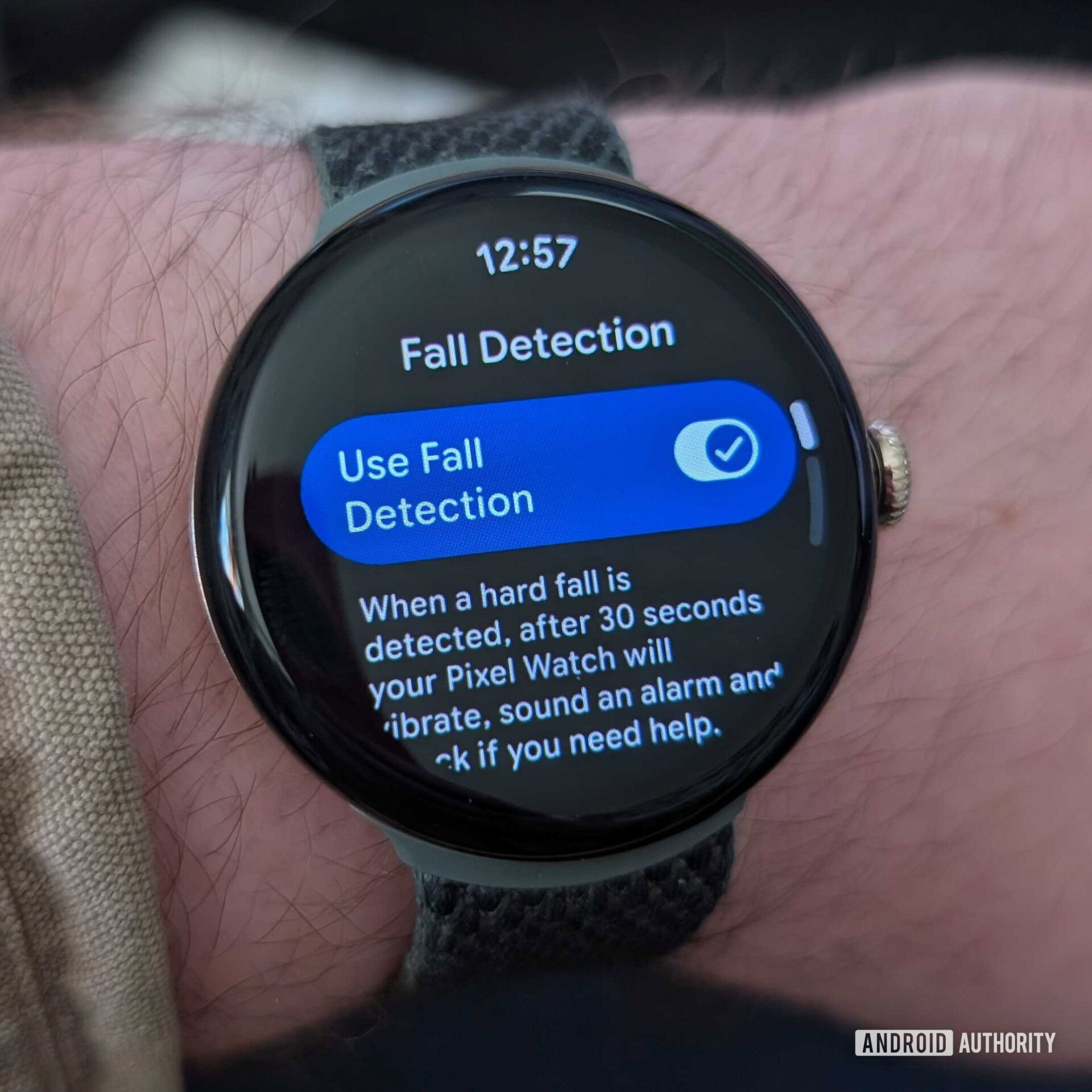 pixel watch fall detection no account 2