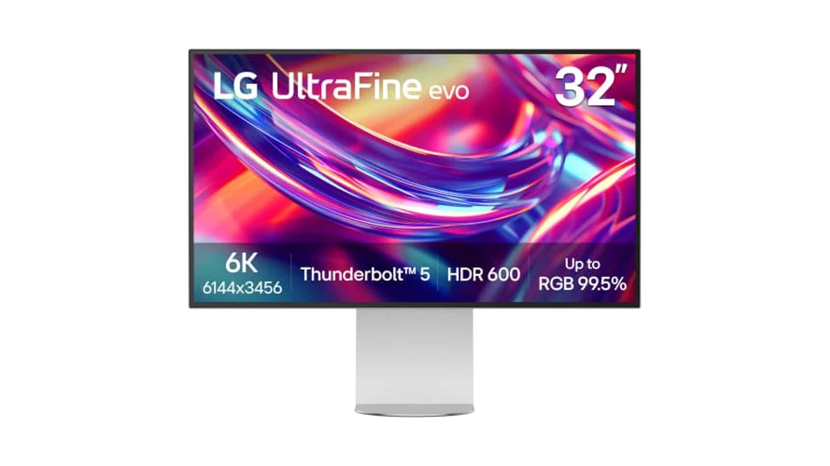 product 1776183094269 LG 32U990A-S 32-Inch Ultrafine 6K (6144 x 3456) Nano IPS Black Thunderbolt 5 Professional Monitor, 60Hz, DisplayHDR 600, Speakers, HDMI 2.1, DisplayPort 2.1, USB-C, Tilt/Height/Pivot Stand, Silver