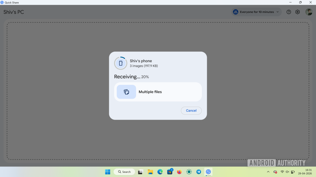 Quick Sh Quick Share's latest PC update looks a little more like Android ...