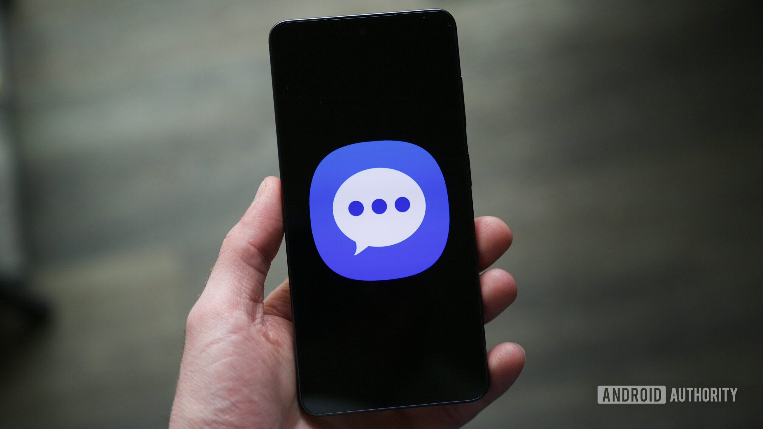 samsung messages app logo 2026 2 Samsung Messages app icon on a Samsung phone.