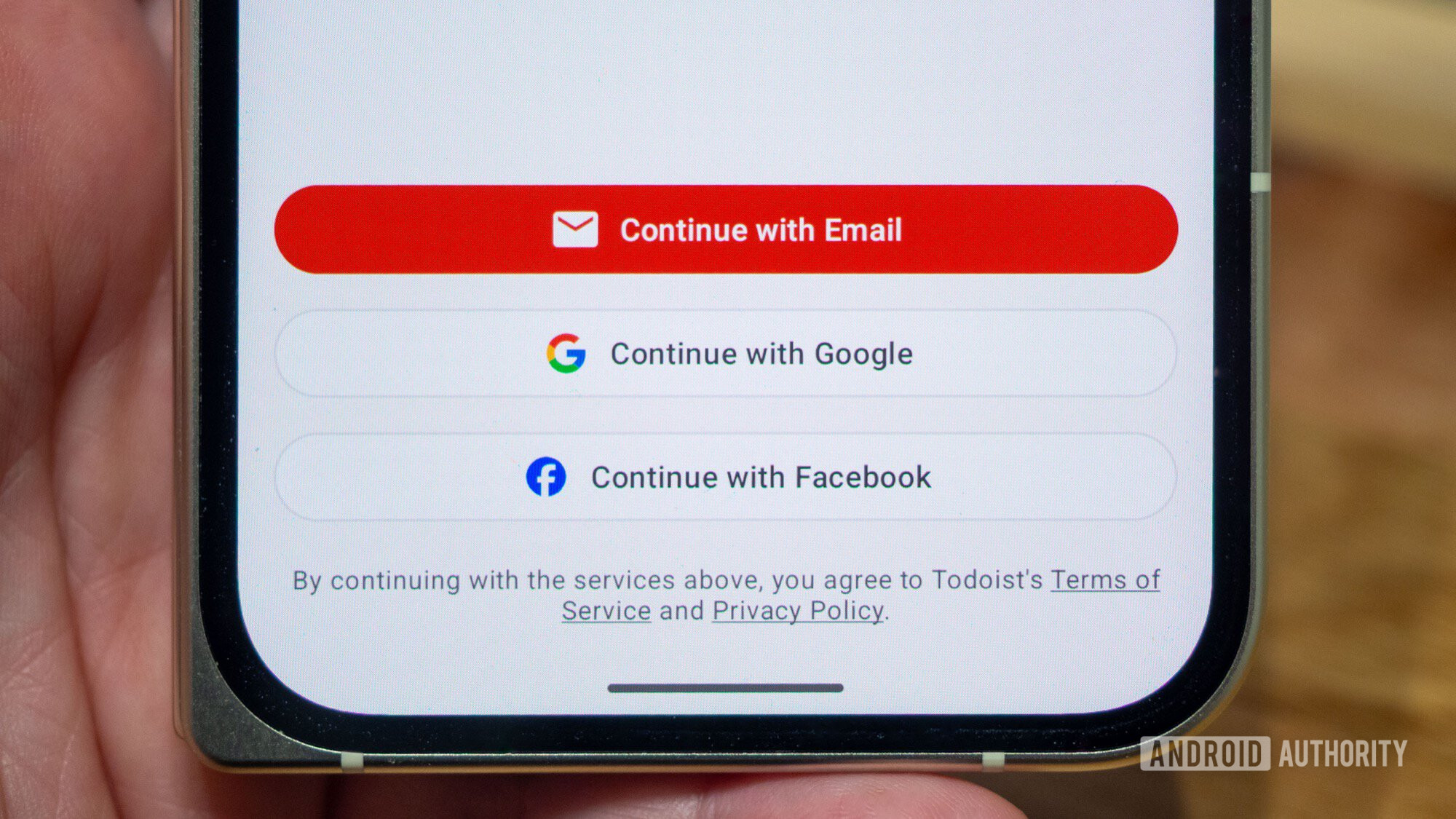 sign in with google todoist