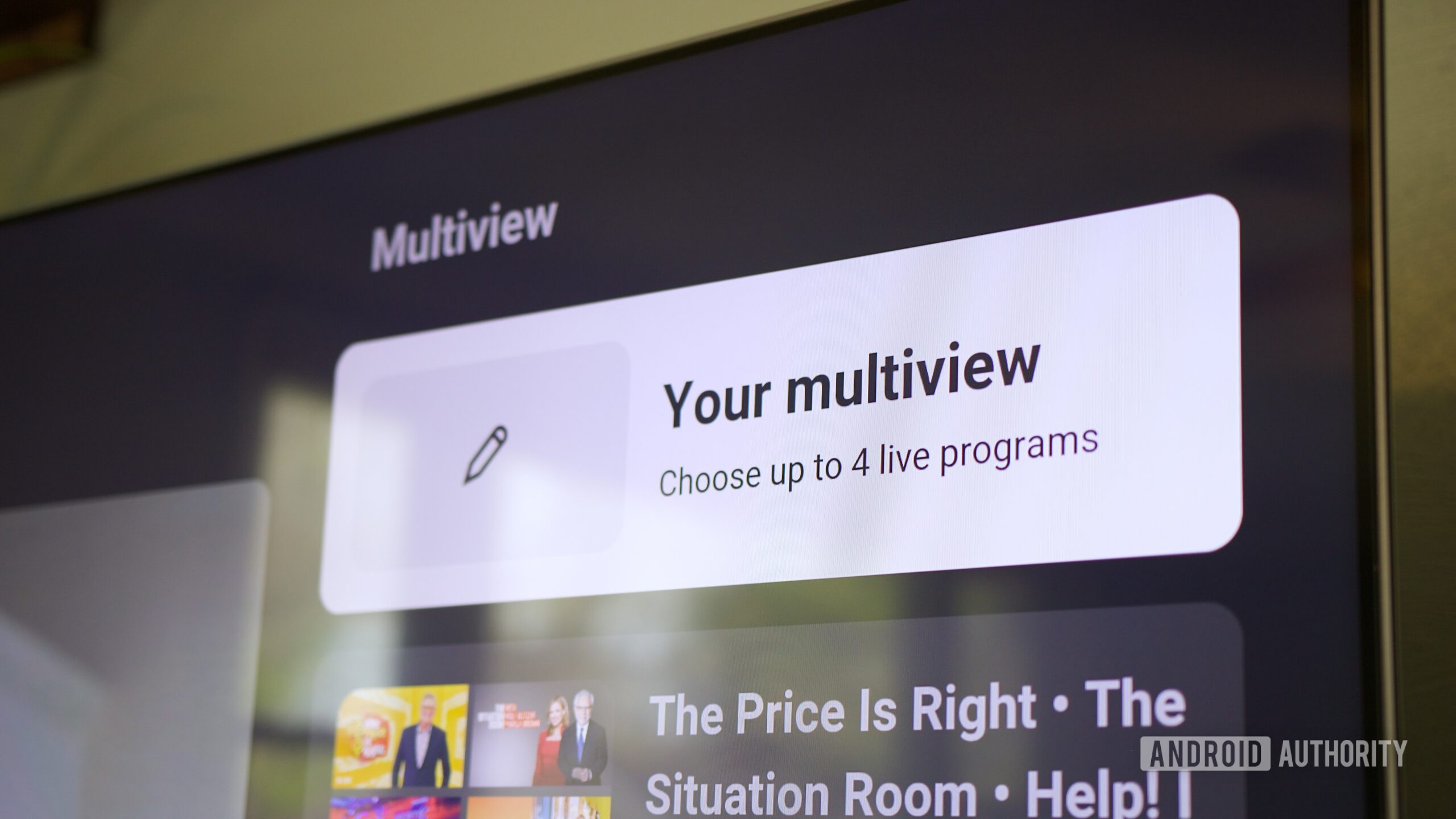 Creating a custom multiview on the YouTube TV television app.