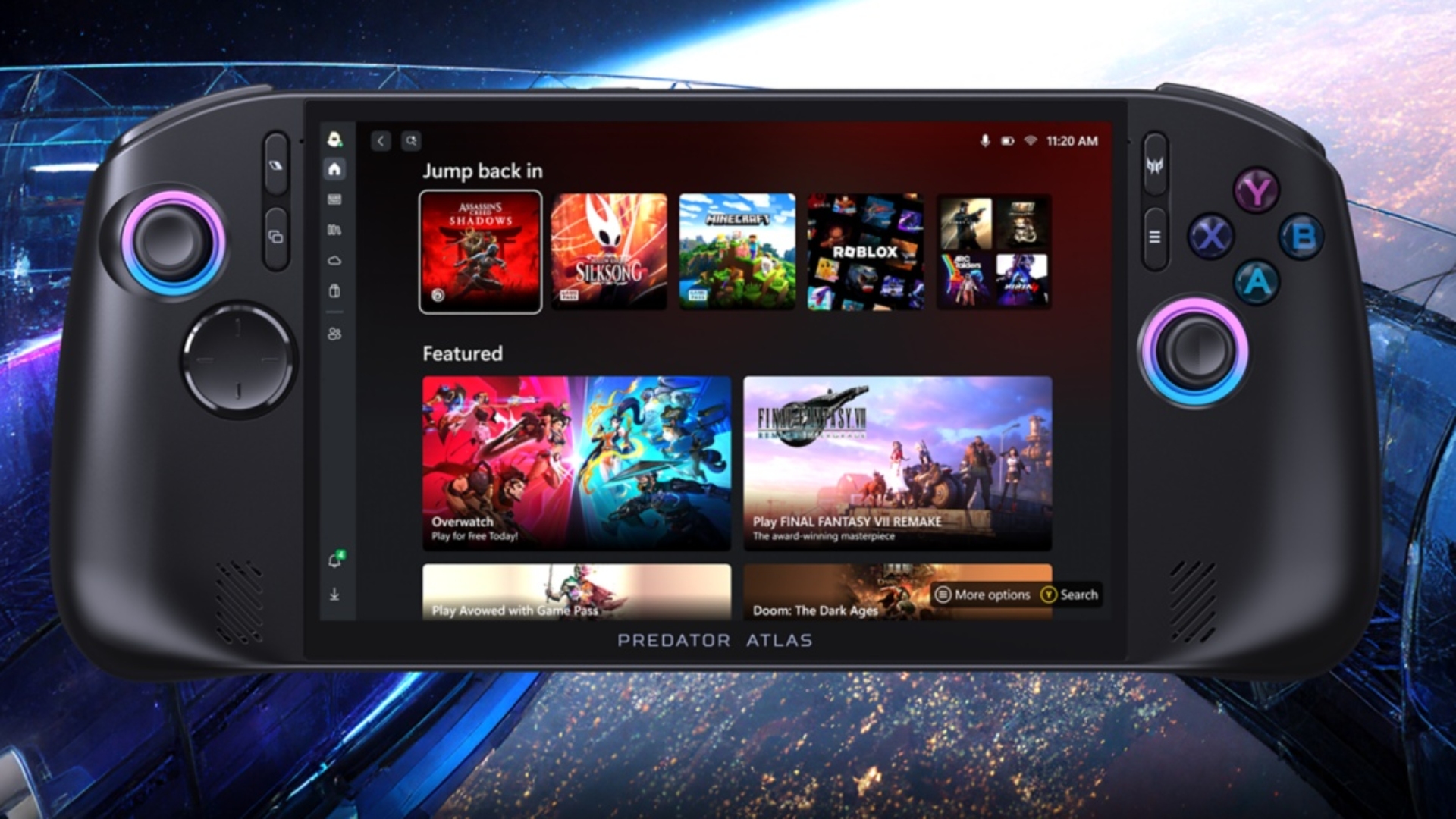 ACER Predator Atlas 8 Front view