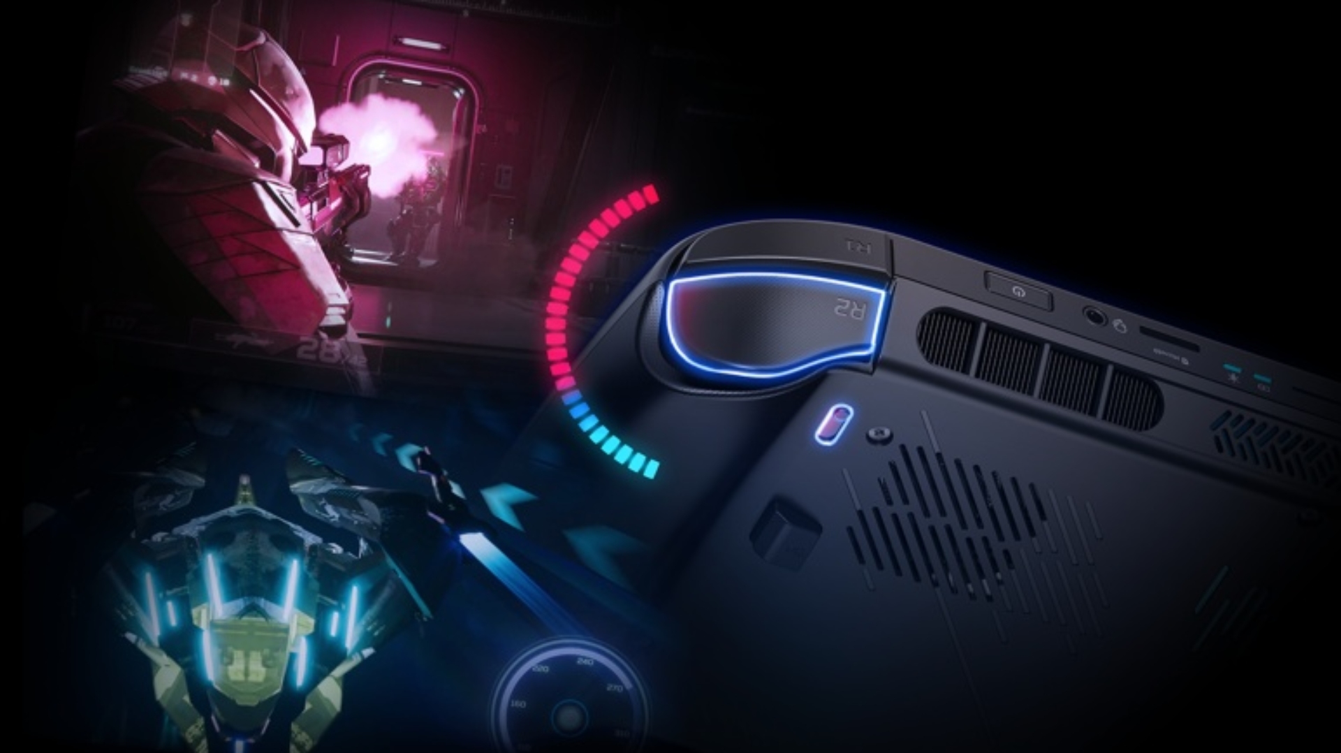 ACER Predator Atlas 8 shoulder buttons