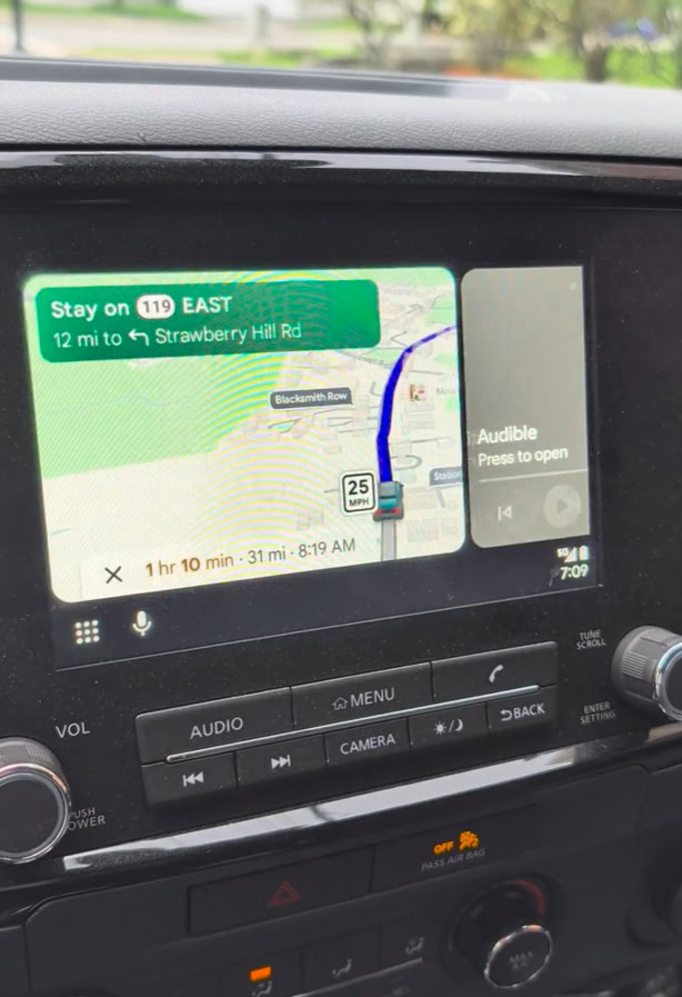 Android Auto Audbile bug 2
