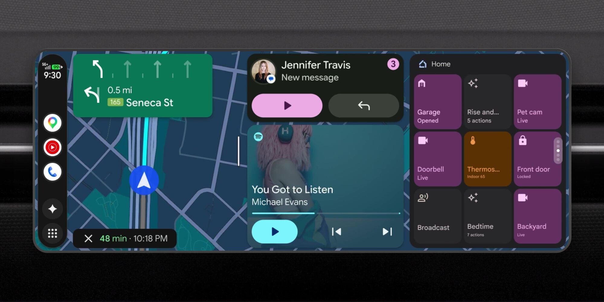 Android Auto Widgets