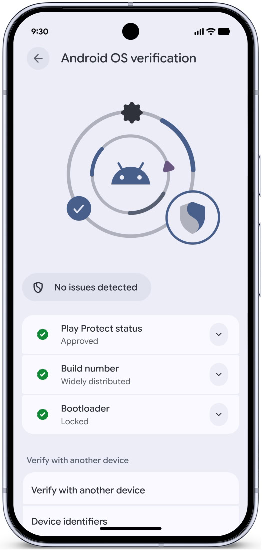 Android OS verification