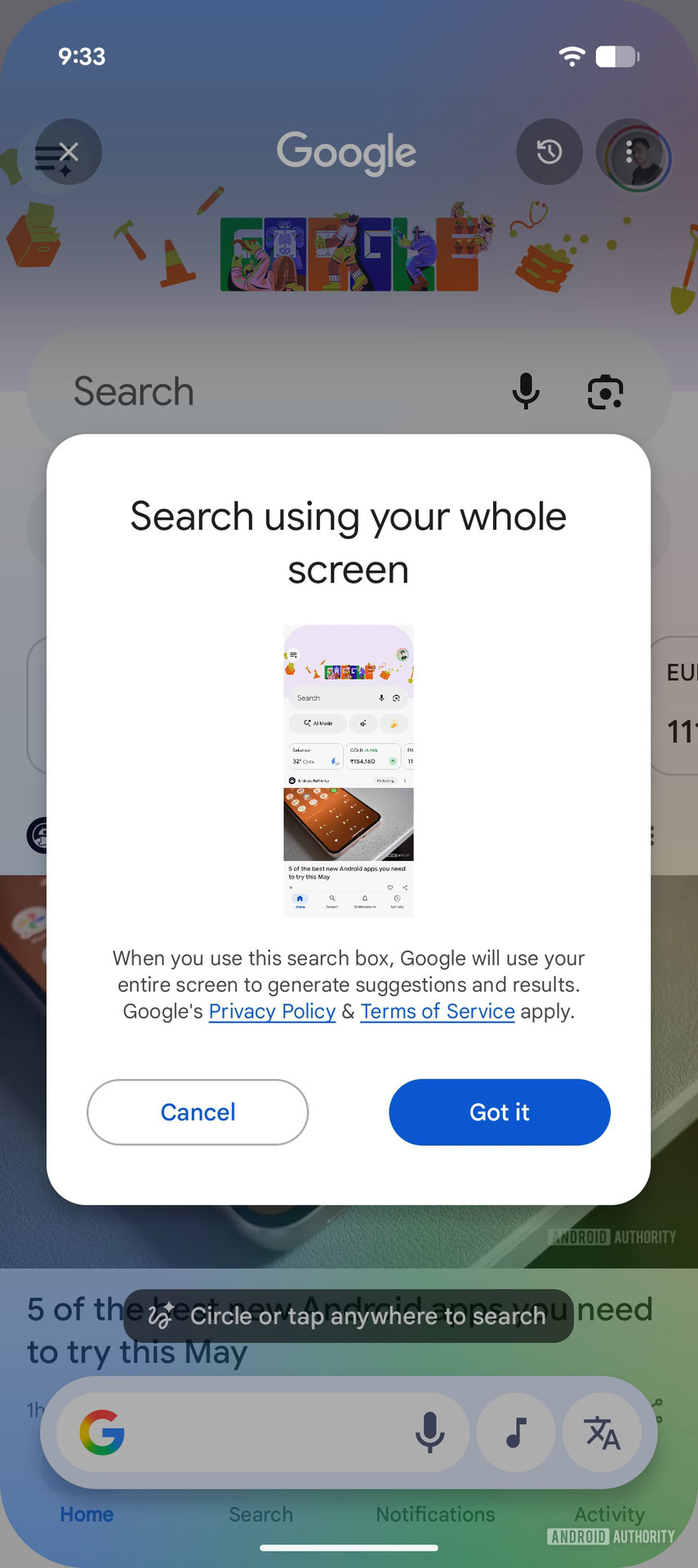Circle to Search Search using your whole screen (2)