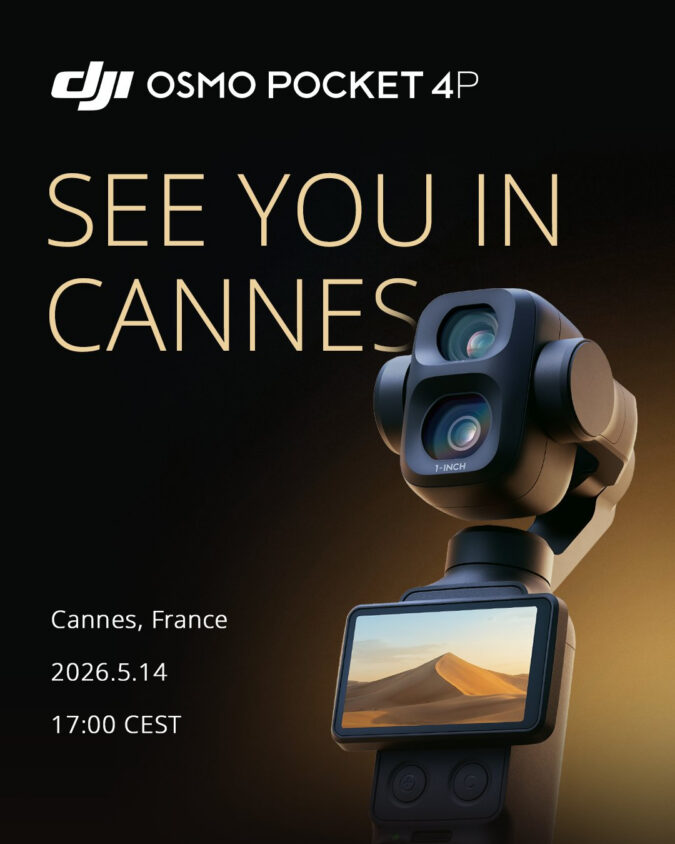 DJI Osmo Pocket 4P launch teaser