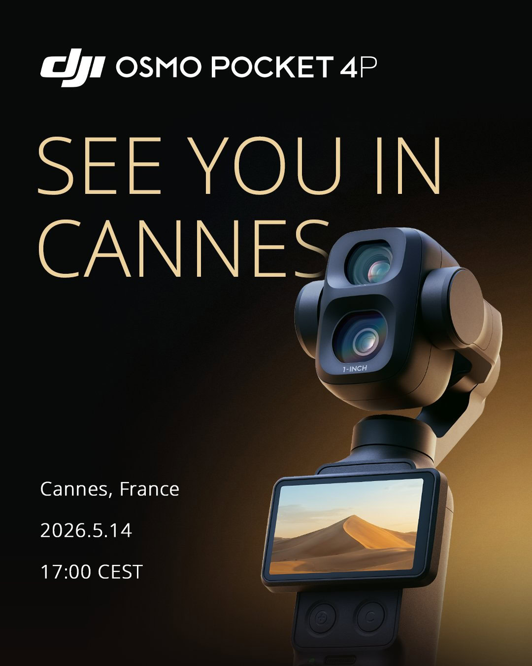 DJI Osmo Pocket 4P launch teaser DJI Osmo Pocket 4P launch teaser