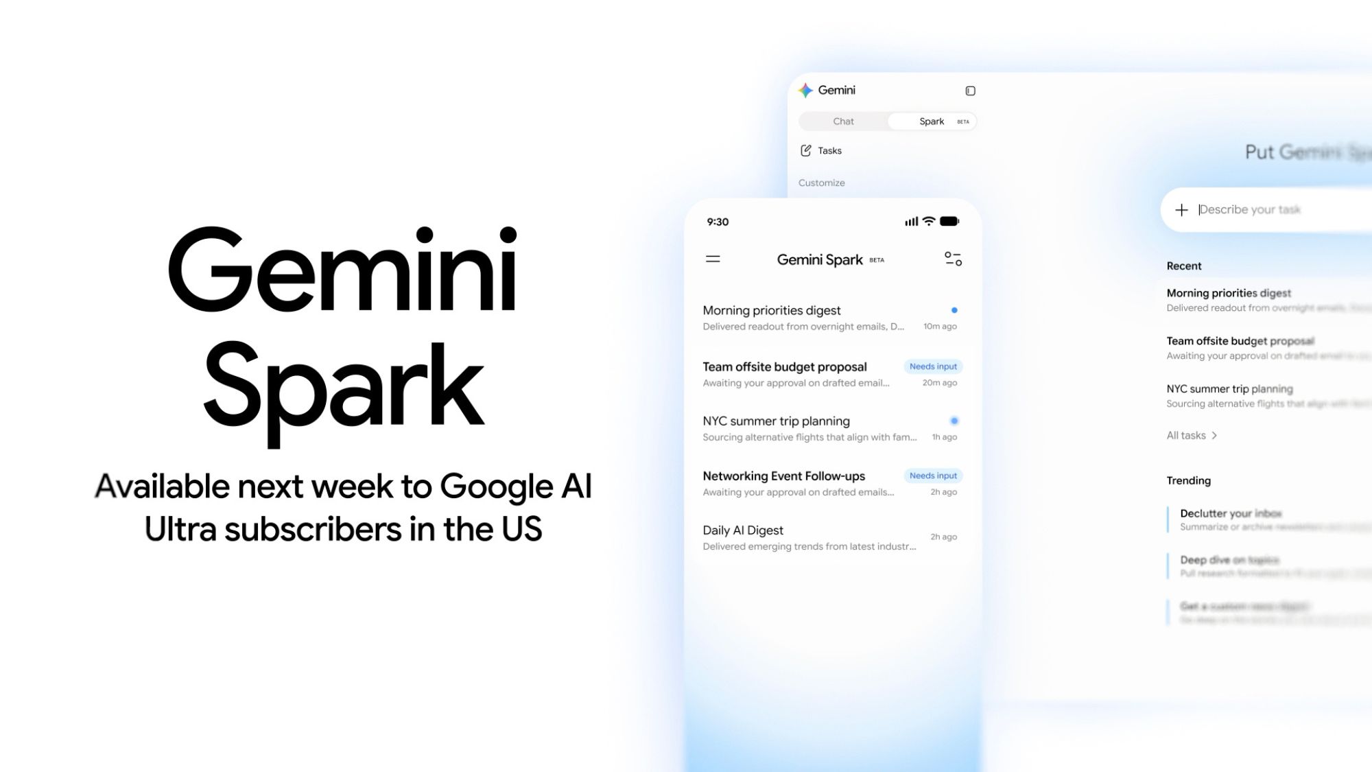 Gemini Spark availability Gemini Spark availability