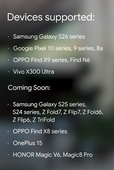 Google AirDrop Quick Share devices
