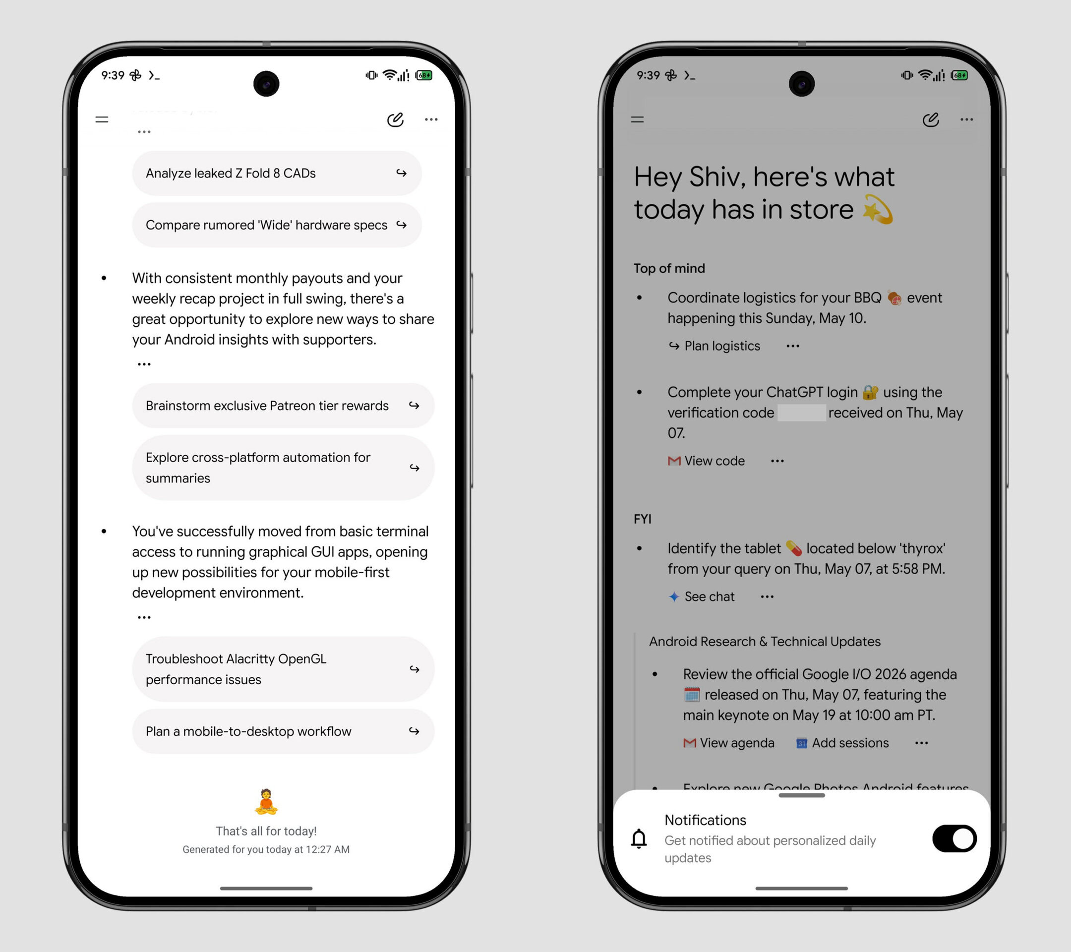 Google Gemini Daily brief Updated look (1) Google Gemini Daily brief Updated look (1)