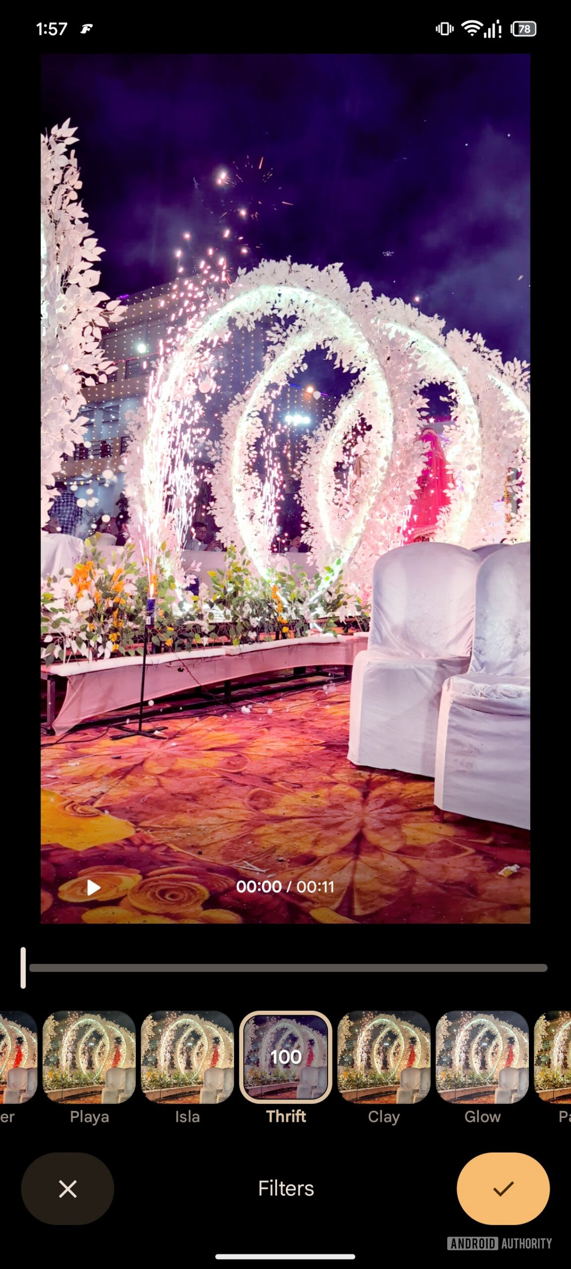Google Photos video editor filters 3
