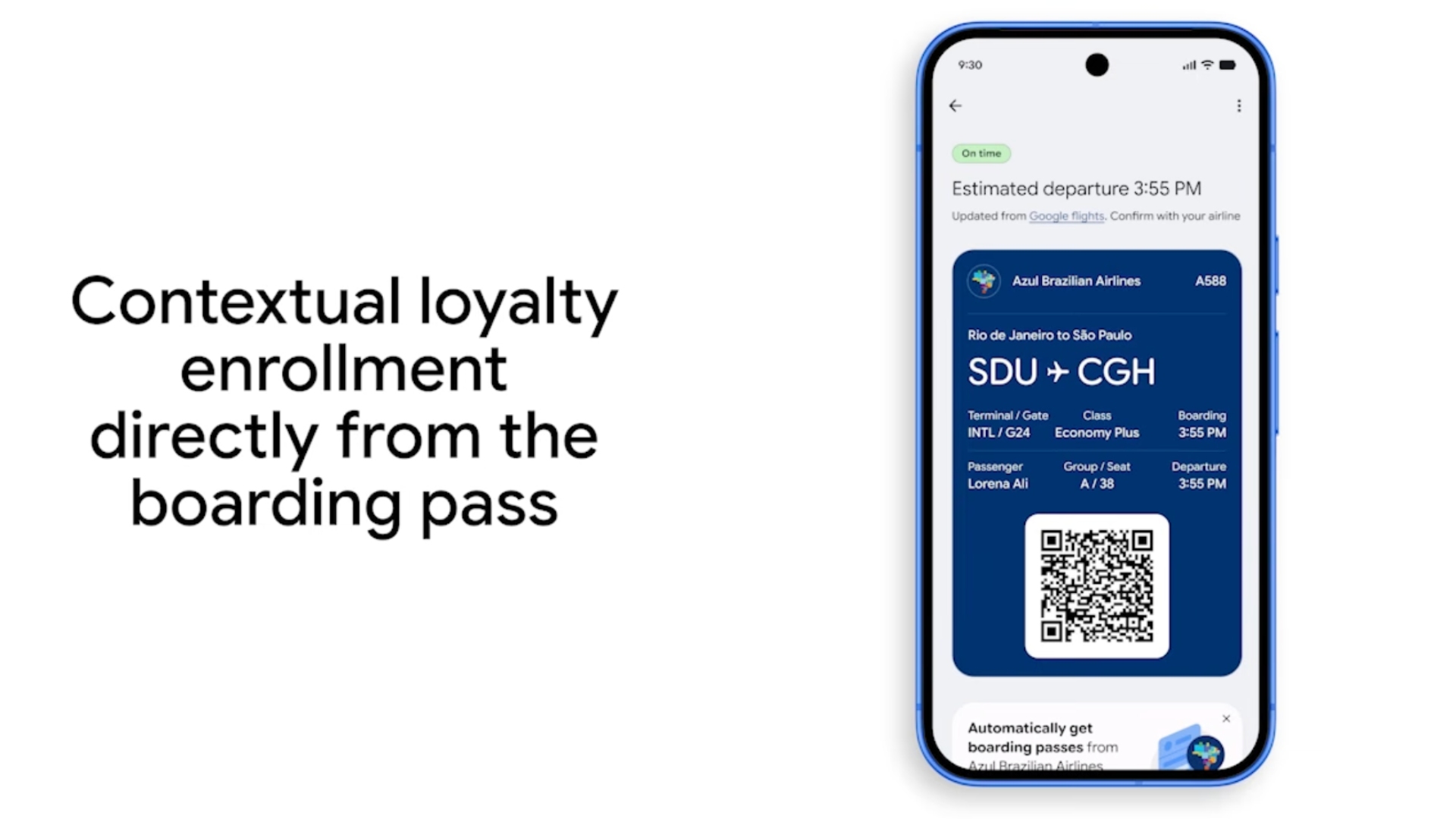 Google Wallet Contextual Loyalty enrollment